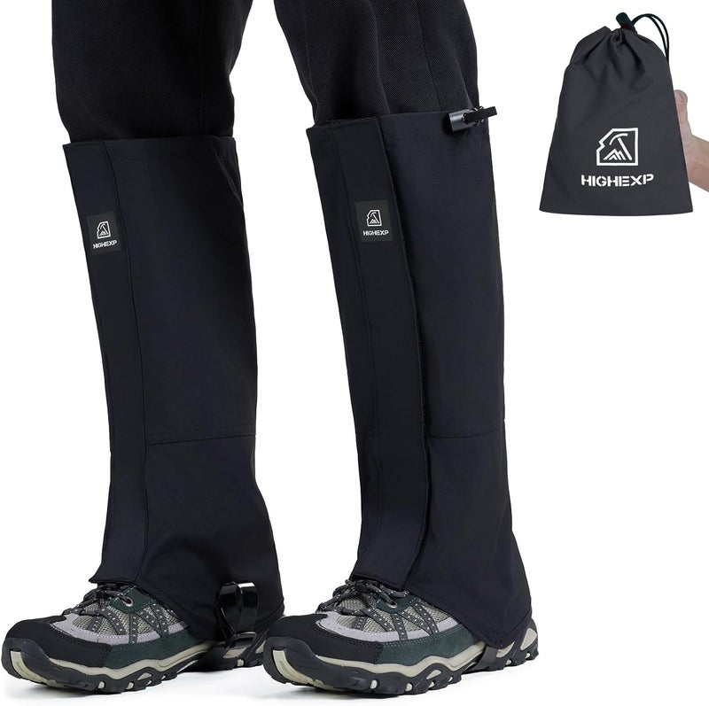 HIGH EXPERIENCE Store Leg Gaiters 100% Waterproof Adjustable Shoe Snow Boot Guard Gators for Hiking Shoe Cover Hunting Snowshoeing Climbing Walking for Women Men - Image 1